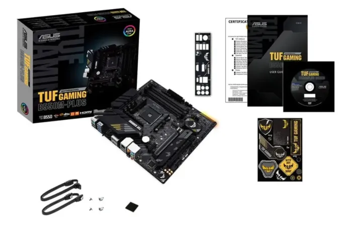 Placa-mãe Asus P/amd Am4 B550m-plus Tuf Gaming 4xddr4 Matx