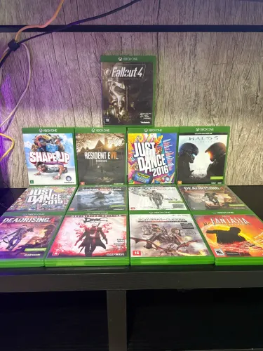 13 Jogos Originais Xbox One - Resident Evil 7, Halo 5, Fallout 4, Tomb Raider e Mais 