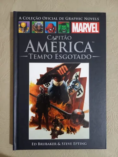 HQ Capitão América: Tempo Esgotado - Salvat Vol. 44 (Capa Dura Marvel)