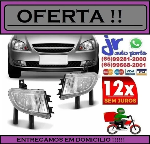 Par Farol de Milha Classic 10 11 12 13 14 15 16 Auxiliar Neblina