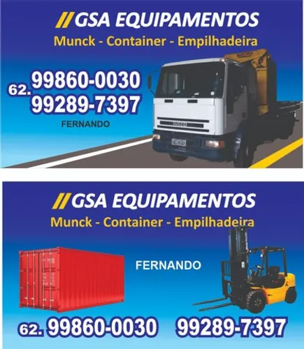 Munck - Container - Empilhadeira
