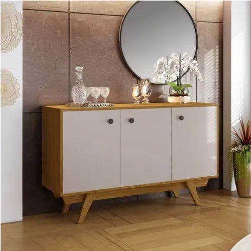 Buffet Harmonia Freijó/Off White Até 12x - Frete Grátis 