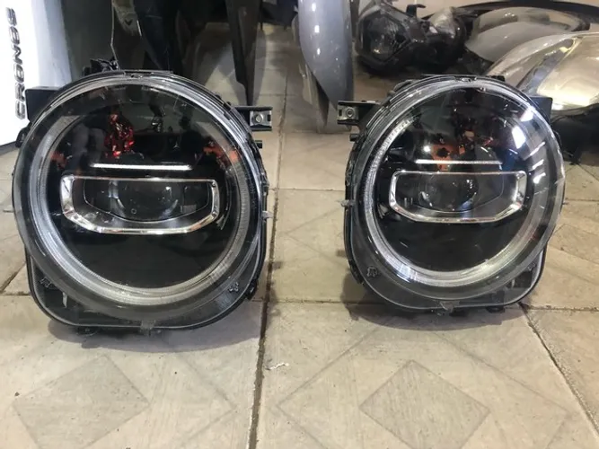 Par de faróis com led jeep renegade originais 