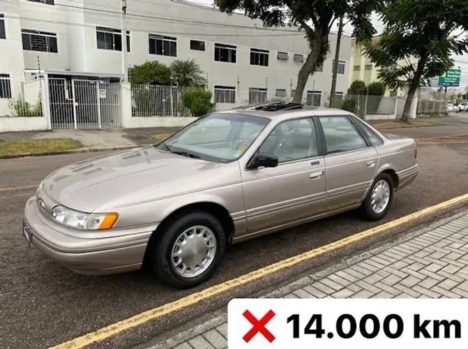 Ford Taurus sóóóó 14.000 km LX V6 3.0 1995 top com teto solar