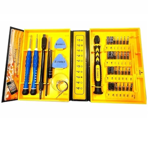 Kit Ferramentas com 36 Chaves e Estojo Para Celular, Tablet, Notebook e Video Games
