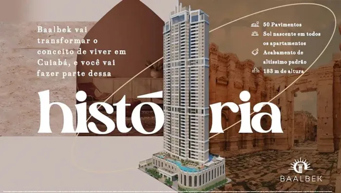 Vende-se apartamento em construção Baalbek 192m2, 209m2 e 385,85m2 Santa Rosa Cuiabá MT