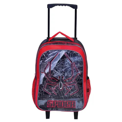 Mochila Infantil Masculino Com Carrinho Standard Spider 16'' Colors - Wincy