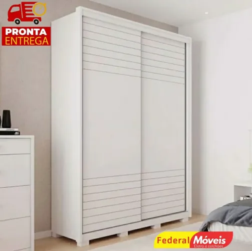 Guarda Roupa 2 Portas e 3 Gavetas Novo Pronta Entrega