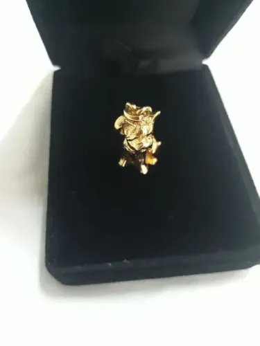 Berloque, Pingente para pulseira PET cachorrinho semi joia