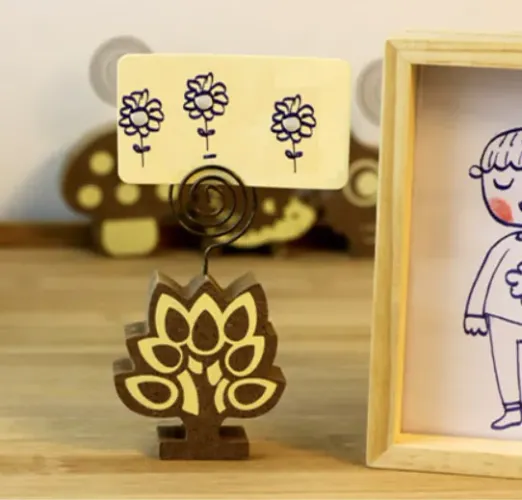 Suporte De Mesa Para Foto Lembrete Bilhete Memo nota