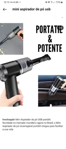 Mini aspirador de pó USB portátil
