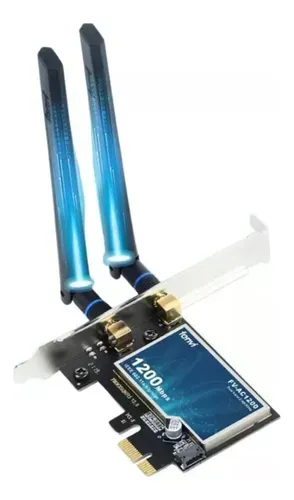 Placa Wifi 1200mbps 2.4/5ghz Bluetooth 4.0 Win.7/8/10 Pcie
