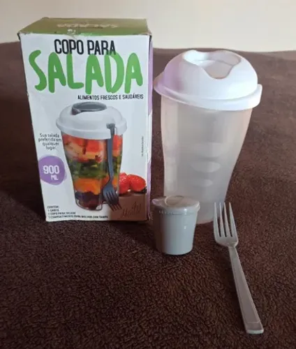 Copo para Salada e Frutas Art House Novo 900 ml Bom para Uso no Dia a Dia Original 20