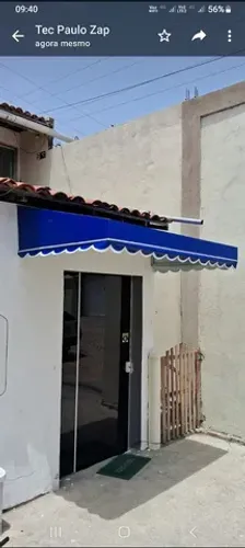 Toldo fixo para porta 2,50x1