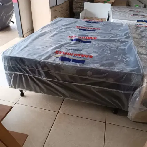CAMA BOX ESPUMA SELADA NOVA CASAL