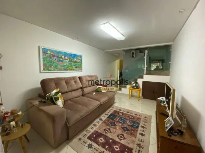 Sobrado com 2 dormitórios à venda, 90 m² por R$ 650.000,00 - Vila Lucinda - Santo André/SP