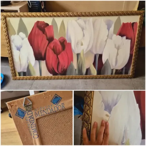 Quadro de Parede Comendador Molduras 107 x 57 cm