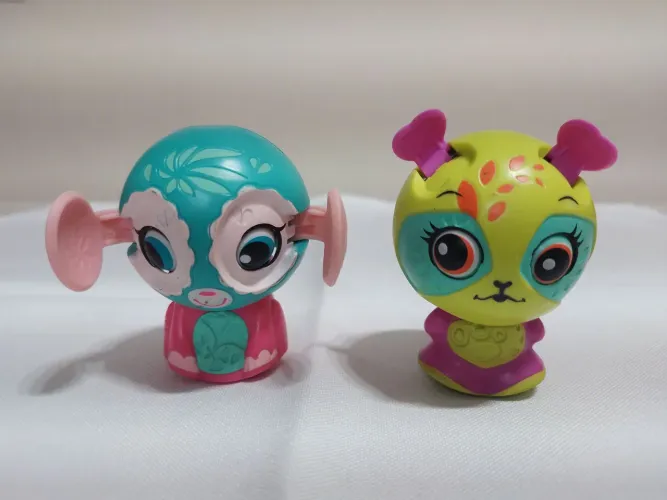 Kit 2 peças bonecos Zoobles
