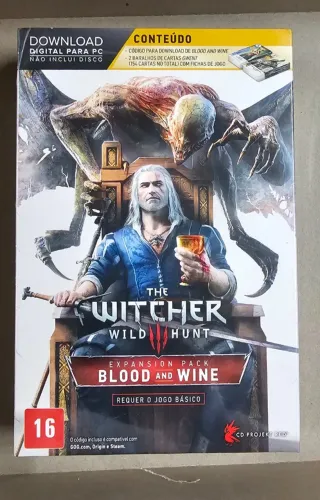 The Witcher III: Wild Hunt - Blood and Wine Expansion Pack Novo Jogo PC Gwent Baralho