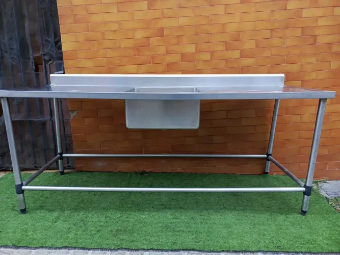 Pia industrial inox