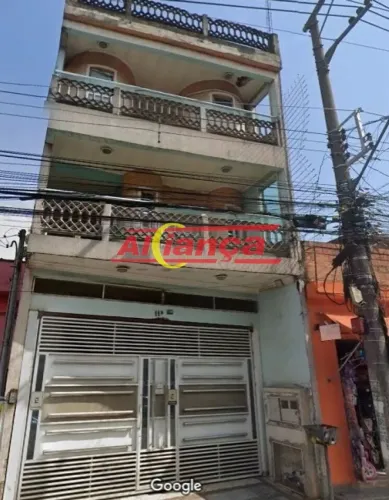 Casa + salão para alugar, 600m²- Parque Primavera - Guarulhos/SP- por R$ 5.500,00