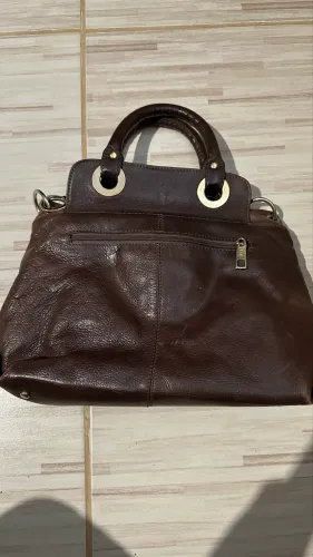 Bolsa em couro legítimo 
