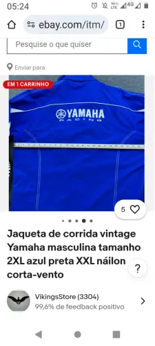 Casaco yamaha racing