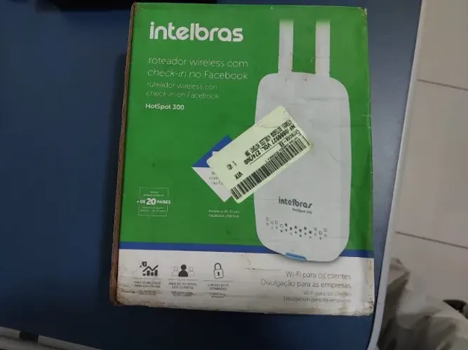 Roteador Intelbras HotSpot 300 - Check In Facebook