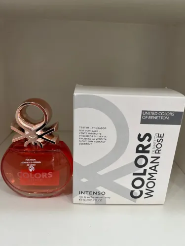 Perfume Tester Colors Woman Rose Intenso Benetton 80ml