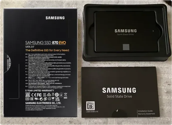 SSD Samsung 870 EVO 500 GB / Novíssimo / Usado por 3 Meses Backup / Frete Grátis Correios