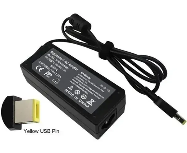 Fonte Carregador Notebok Lenovo Ideapad 20v 3.25a 65w Plug Retangular G40-30 G40-45