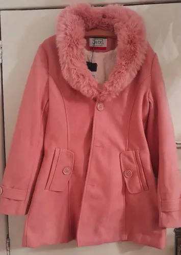 Casaco Feminino Rosa com Pelúcia