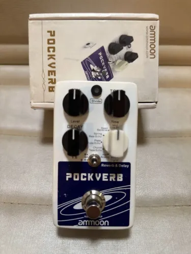 Pedal de Delay e Reverb Ammoon Pockverb - Super Conservado, na caixa!!!!