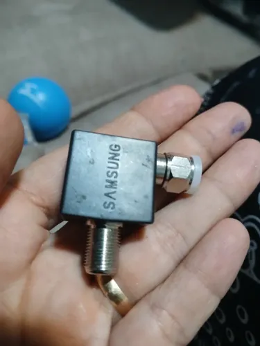 Adaptador L para TV Samsung coaxia mais cabosl novo sem uso