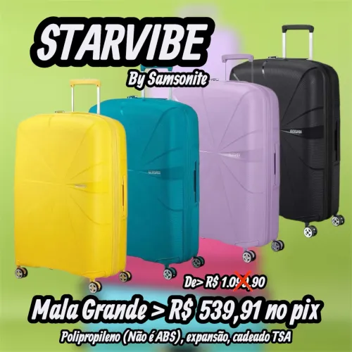 Mala de Viagem Grande Samsonite Starvibe 