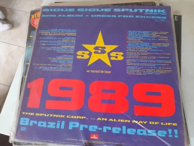 Super Disco LP Sigue Sigue Sputnik Dress For Excess