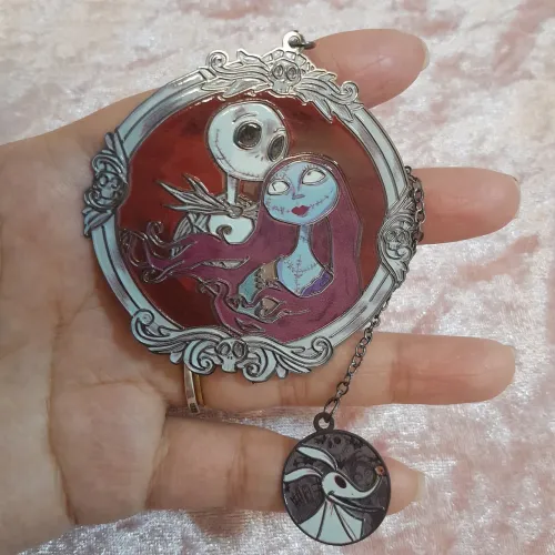 Marcador de Página O Estranho Mundo de Jack / Nightmare Before Christmas com Pingente