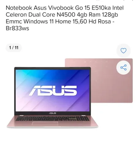 Notebook na garantia de fábrica 