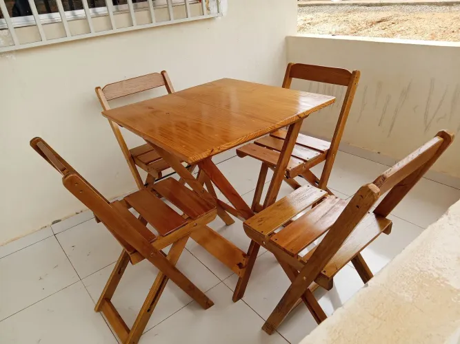 Conjunto Mesa pra conveniência faço entrega