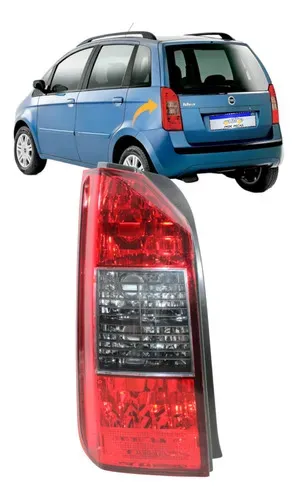 Lanterna Fiat Idea 2006 2007 2008 2009 2010 Traseira Nova Le - Esquerdo - Vermelho