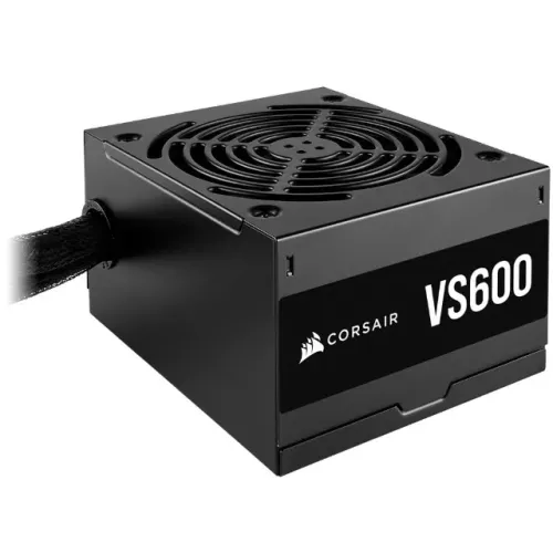 Fonte ATX 600W PFC Ativo 80 Plus White Corsair VS600 - 3 Anos de Garantia - WZetta