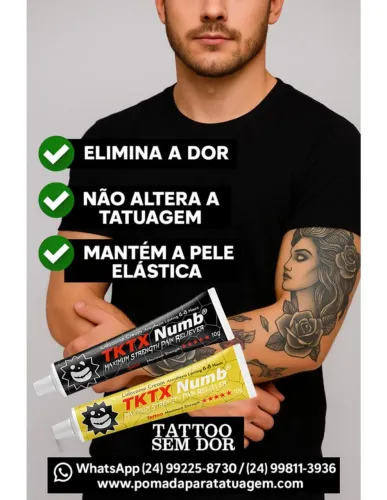 Faça sua tatuagem ou procedimento estético sem dor