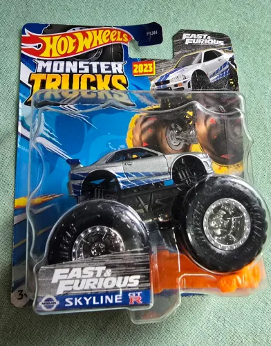 Hot Wheels Monster Truck Fast & Furious Skyline GT-R