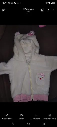 Jaqueta e blusa infantil novas