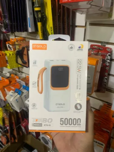 Carregador Portátil 50000 mAh O Gold Turbo 22.5W