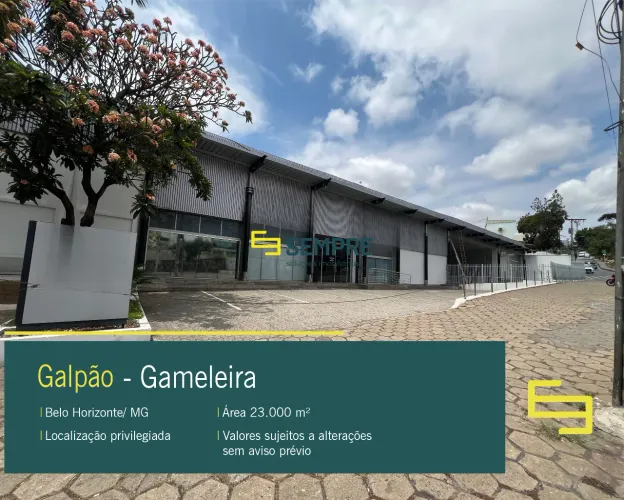 Galpão para alugar em Belo Horizonte MG no bairro Gameleira