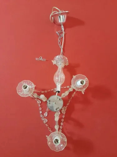 Candelabro Lustre Treviso Luminária 3 Lampadas E14  