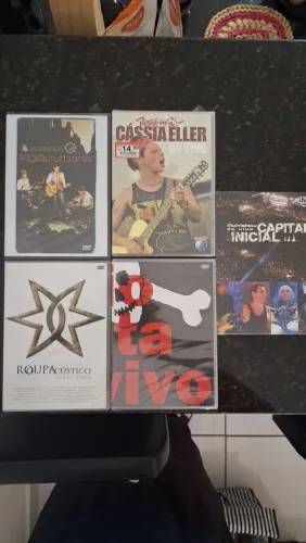 Coleção DVDs de Bandas de Rock e MPB - Legião Urbana, Cássia Eller...