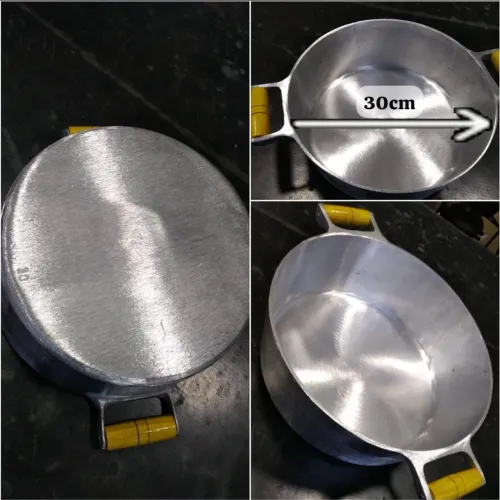 Panela 30 cm alumínio batido (capacidade de 5 litros)
