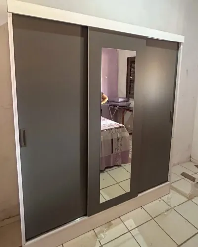 Guarda Roupa Austrália 100 % MDF portas corrediças com espelho em mega Promoção!